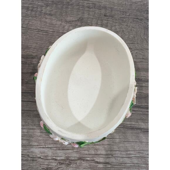 Vintage Heritage House Sing A Song Bird Music Box Trinket Jar- Hawaiian Wedding - Picture 6 of 9